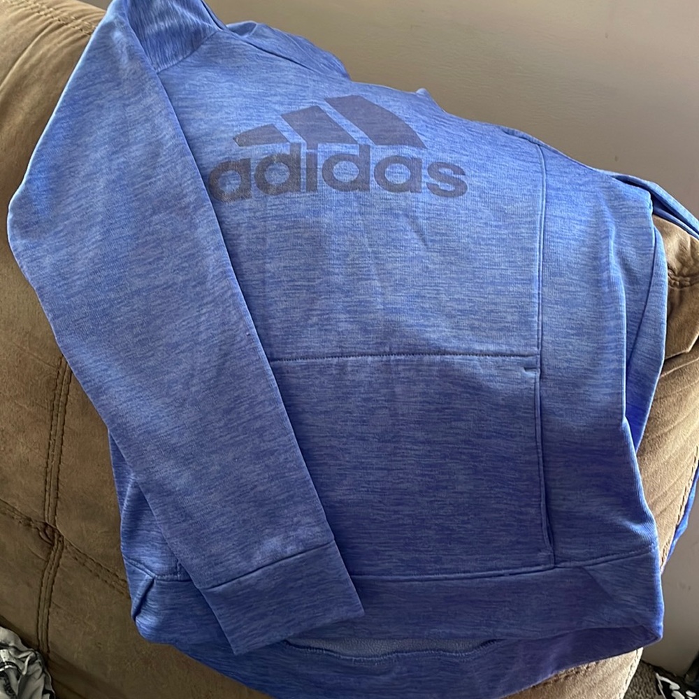 Purple Adidas soft hoodie size 10/12